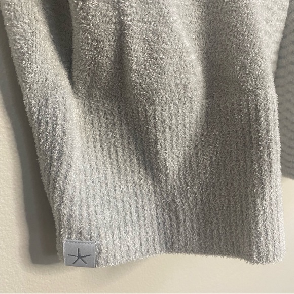 Barefoot Dreams Dew Drop CozyChic Ultra Lite Chevron Placket Cardigan Medium - Picture 8 of 16